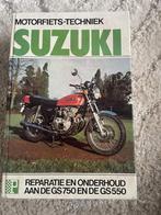 werkplaatshandboek SUZUKI GS550 GS750; 17,95 euro, Motoren, Ophalen of Verzenden, Suzuki