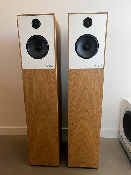 Guru 28 luidsprekers demomodel 2024, Audio, Tv en Foto, Luidsprekers, Front, Rear of Stereo speakers, Overige merken, Ophalen