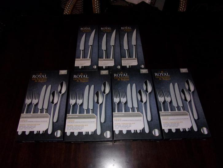 besteksets van kempen en begeer, Huis en Inrichting, Keuken | Bestek, Nieuw, Bestekset, Rvs of Chroom, Vaatwasserbestendig, Ophalen of Verzenden