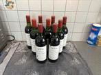 9 flessen oude wijn medoc, Verzamelen, Wijnen, Rode wijn, Frankrijk, Ophalen of Verzenden, Zo goed als nieuw