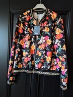 BOMBERJACK/ JASJE ZWART GEBLOEMD MAAT S/ M, Ophalen of Verzenden, Nieuw, Zwart