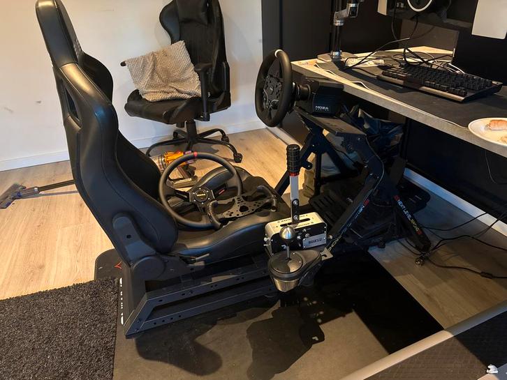 Compleet Racing Setup: Moza, Next Level Racing, Schakel, Spelcomputers en Games, Spelcomputers | Overige, Zo goed als nieuw, Ophalen