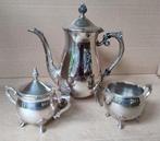 Antiek Engels zwaar verzilverde Leonard thee set, Antiek en Kunst, Antiek | Goud en Zilver, Ophalen of Verzenden, Zilver