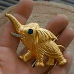 groot barok style olifantje, Overige materialen, Verzenden, Nieuw, Goud