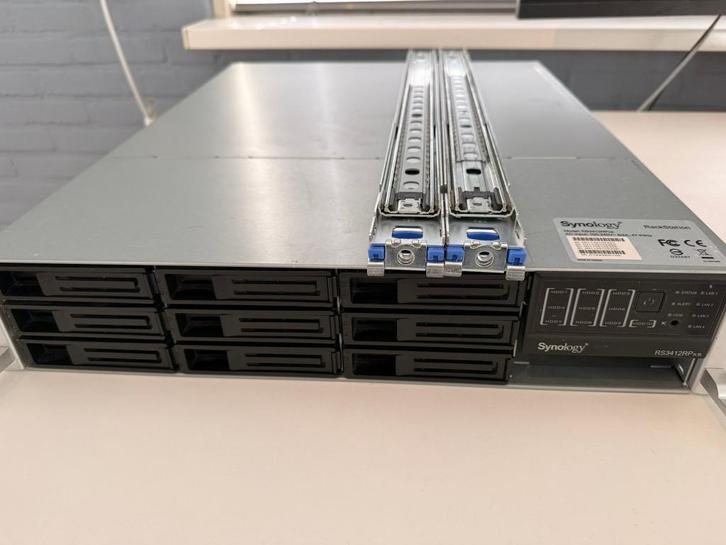 Synology RackStation RS3412RPxs 10 bay NAS 6GB RAM, Computers en Software, NAS, Zo goed als nieuw, Ophalen of Verzenden