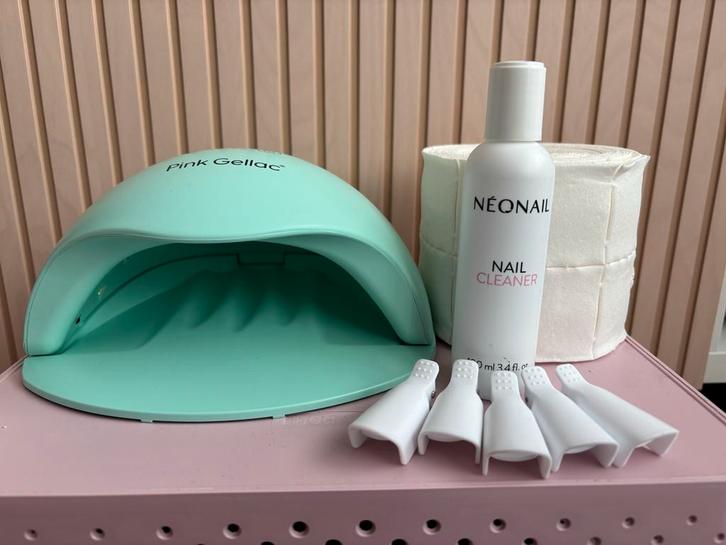 Pink Gellac Set Compleet, Sieraden, Tassen en Uiterlijk, Uiterlijk | Cosmetica en Make-up, Gebruikt, Make-up, Handen en Nagels