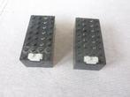 Lego: 2 stuks zwarte batterijbox  Elektrisch 9V, Ophalen of Verzenden, Gebruikt, Lego