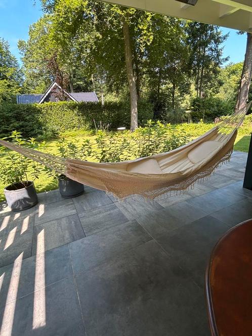 Als nieuw: Origine Australische aboriginal hangmat. Hoge kwa, Tuin en Terras, Hangmatten, Zo goed als nieuw, Ophalen of Verzenden