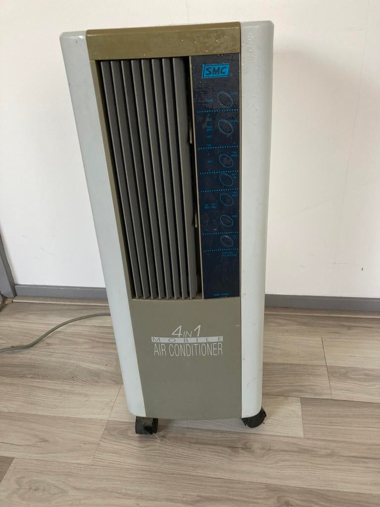 Mobiele Airco 4-in-1: Koelen, Verwarmen & Ontvochtigen, Witgoed en Apparatuur, Airco's, Gebruikt, Minder dan 60 m³, Timer, 3 snelheden of meer