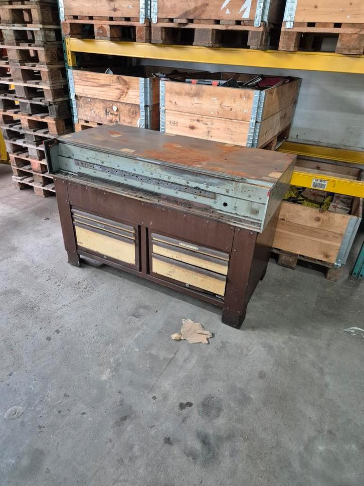 vlaktafel werkbank lastafel, Doe-het-zelf en Verbouw, Werkbanken, Zo goed als nieuw, 120 tot 170 cm, Ophalen