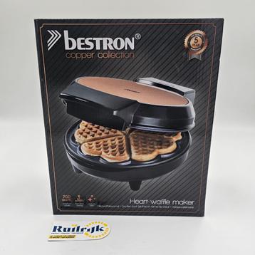 Bestron Copper collection - Hartjes wafelijzer - Nieuw beschikbaar voor biedingen