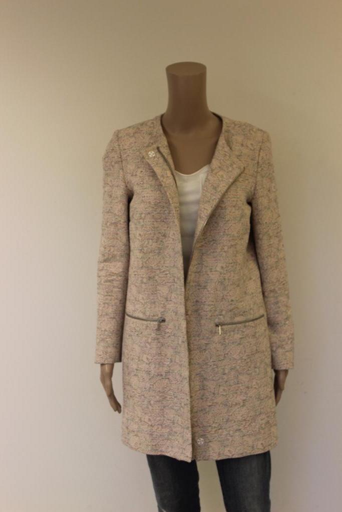 Steps lichtroze jasje maat 36, Kleding | Dames, Jasjes, Kostuums en Pakken, Zo goed als nieuw, Maat 36 (S), Roze, Ophalen of Verzenden