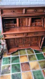 Antieke Roll-Top Secretaire-Bureau met Verborgen Vakken, Ophalen