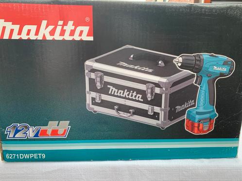 Makita 6271DWPET9 12V Accuboormachine - ZGAN  in Koffer, Doe-het-zelf en Verbouw, Gereedschap | Boormachines, Nieuw, Boor- en Schroefmachine