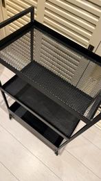 IKEA NISSAFORS trolley zwart, Huis en Inrichting, Ophalen, Zo goed als nieuw