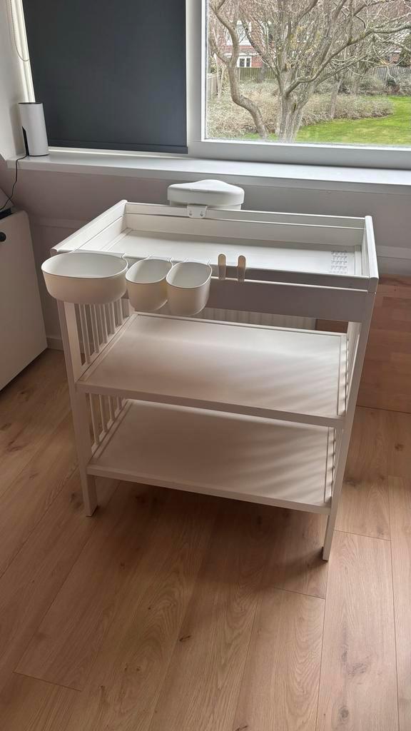 Ikea Gulliver Commode met accessoires, Kinderen en Baby's, Kinderkamer | Commodes en Kasten, Zo goed als nieuw, Commode, 90 tot 105 cm