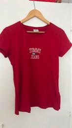 Tommy Hilfiger Jeans tshirt rood, Maat 42/44 (L), Nieuw, Ophalen of Verzenden, Korte mouw