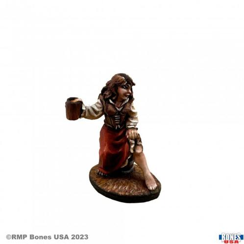 Reaper Miniaturen Townsfolk Flirty Wench 30142 Dungeons, Hobby en Vrije tijd, Wargaming, Nieuw, Overige soorten, Figuurtje(s)