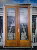 3 setje kozijn met dubbele tuindeuren, Ophalen of Verzenden, Glas, 120 cm of meer, 215 cm of meer