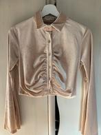 Jutka & Riska fluwelen blouse - Maat M, Verzenden, Zo goed als nieuw, Maat 38/40 (M), Beige