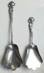 Zilveren bloem suiker/theeschep, Ophalen of Verzenden, Zilver