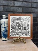 Vintage Tegeltableau De Zilversmit, Antiek en Kunst, Antiek | Wandborden en Tegels, Ophalen of Verzenden
