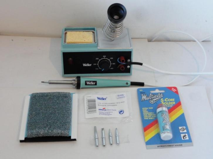 WELLER SOLDEERSTATION + SUPER WELLER BOUT en 1 JAAR GARANTIE, Hobby en Vrije tijd, Elektronica-componenten, Zo goed als nieuw