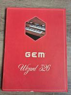 GEM Wizard 326 Orgel - Handleiding, Muziek en Instrumenten, Ophalen of Verzenden