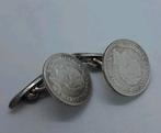 Zilveren Manchetknopen Halve Gulden 1922 & 1930, Sieraden, Tassen en Uiterlijk, Manchetknopen, Ophalen of Verzenden