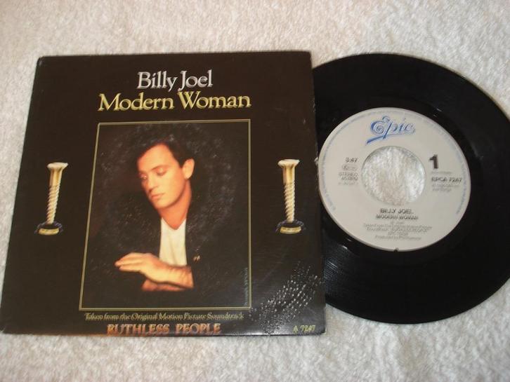 Billy Joel     Modern Woman     Orgineel, Cd's en Dvd's, Vinyl Singles, Zo goed als nieuw, Single, Pop, Ophalen of Verzenden