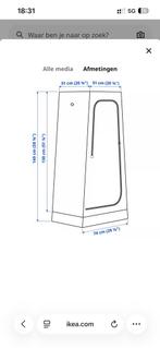 IKEA Vuku Kast 4x - Kledingkast, Huis en Inrichting, Kasten | Kledingkasten, Kunststof, Gebruikt, 100 tot 150 cm, Met hangruimte