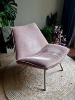 Mooie oud roze fauteuil in goede staat, 75 tot 100 cm, Gebruikt, Stof, Ophalen