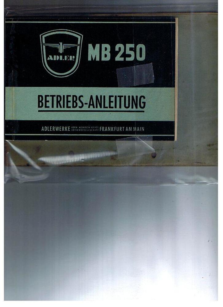 BOEKEN ADLER-ADLY-AJS-AMSTEL-ANKER MOTOR SCOOTER BROMFIETS, Motoren, Handleidingen en Instructieboekjes, Overige merken, Ophalen of Verzenden