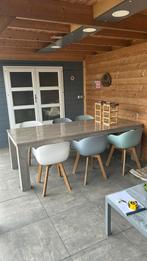 Tuinset, Tuin en Terras, Tuintafels, Ophalen, Zo goed als nieuw, Rechthoekig, Hout