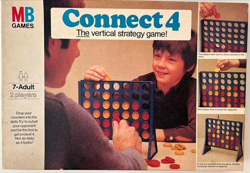 CONNECT 4 by MB Games Hasbro vier op ‘n rij Engelse versie, Hobby en Vrije tijd, Gezelschapsspellen | Overige, Zo goed als nieuw