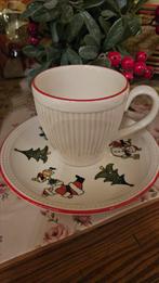Wedgwood Windsor Christmas Kop&schotel, Huis en Inrichting, Keuken | Servies, Ophalen of Verzenden, Zo goed als nieuw, Wedgwood