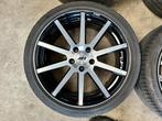 18 inch AEZ sport velgen + zomerbanden Mercedes C / SLK, 18 inch, Gebruikt, AEZ, Banden en Velgen