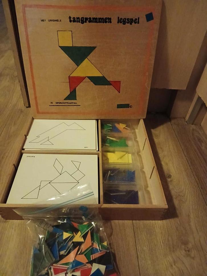 Origineel Rolf Tangrammen Legspel, Kinderen en Baby's, Speelgoed | Educatief en Creatief, Gebruikt, Ophalen
