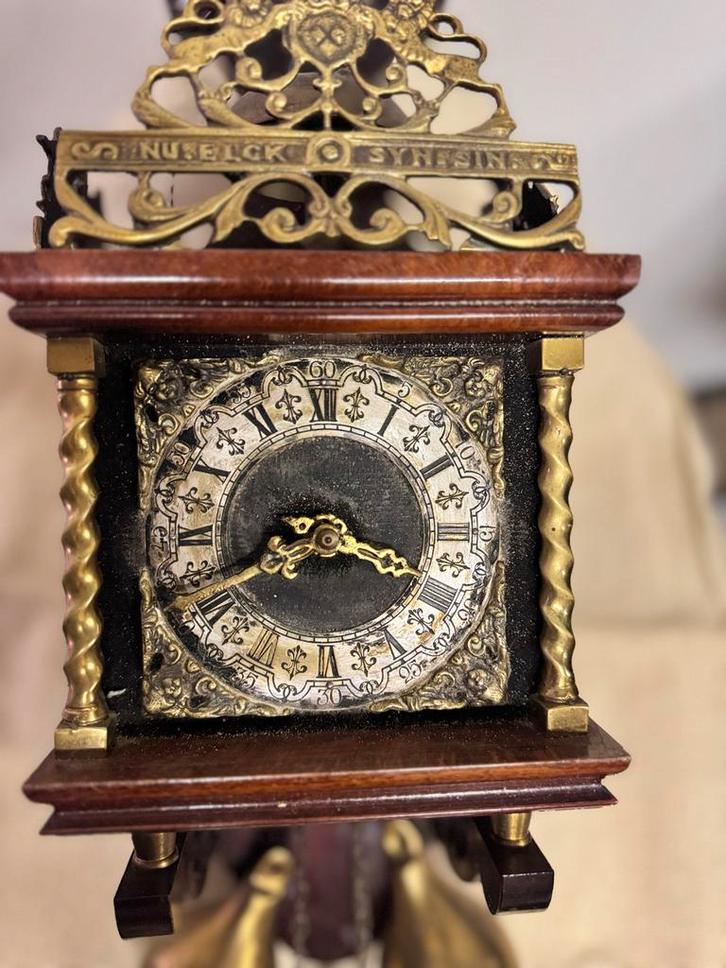 Zaanse Wandklok "Nu Elck Syn Sin" - 20e eeuw, Antiek en Kunst, Antiek | Klokken, Ophalen