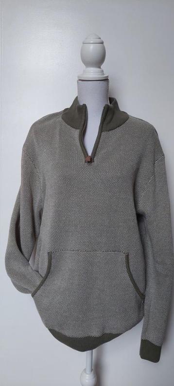 Kleding: groen/witte trui - John Baner XL beschikbaar voor biedingen