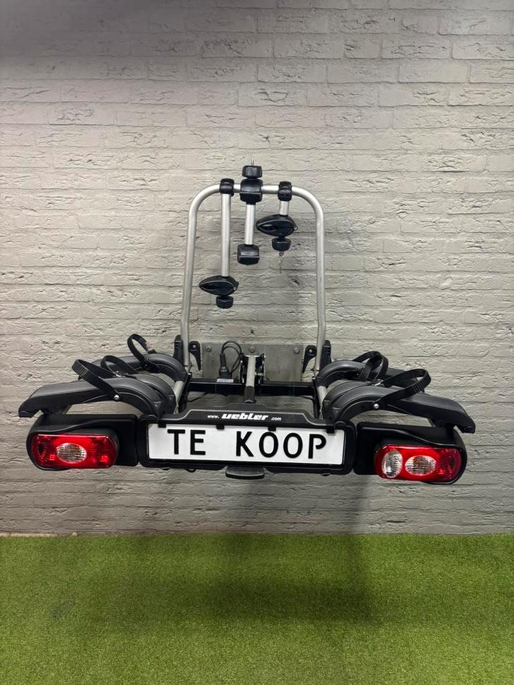 UEBLER P22 3(elek)fietsen/90gr kantelbr/klik&go/lichtgewicht, Auto diversen, Fietsendragers, Zo goed als nieuw, Trekhaakdrager
