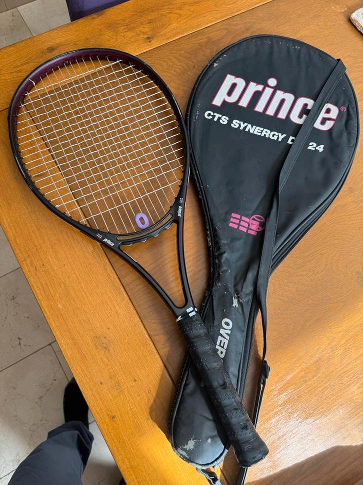 Prince CTS Synergy DB 24 Oversize Racket, Sport en Fitness, Tennis, Gebruikt, Racket, Prince, Ophalen