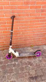 Step met grote wielen Paars/Zwart/Wit Inklapbaar, Fietsen en Brommers, Steps, Ophalen of Verzenden, Gebruikt, Gewone step