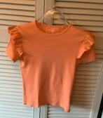 Oranje T-shirt WE met ruches maat 146/152, Ophalen, WE, Meisje, Zo goed als nieuw