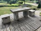 betonnen tuintafel, Tuin en Terras, Tuintafels, Ophalen, Gebruikt, Rechthoekig, Overige materialen