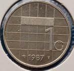 1 gulden 1987 - Beatrix Unc - in munthouder, Verzenden, Koningin Beatrix, 1 gulden, Losse munt