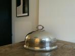 Antieke verzilverde cloche afdekschaal foodcover, Ophalen