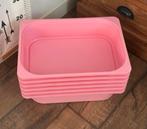 6 x ikea trofast bakken roze small, Doos, Minder dan 35 cm, Minder dan 50 cm, Ophalen of Verzenden
