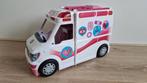 Barbie ambulance + auto, Ophalen of Verzenden, Gebruikt