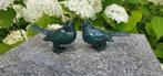 VOGELS / set / brons / MUSSEN / tuinbeeld / groen, Tuin en Terras, Dierenbeeld, Nieuw, Info@huisentuindecoratiemarie.nl, Huis en tuin decoratie marie